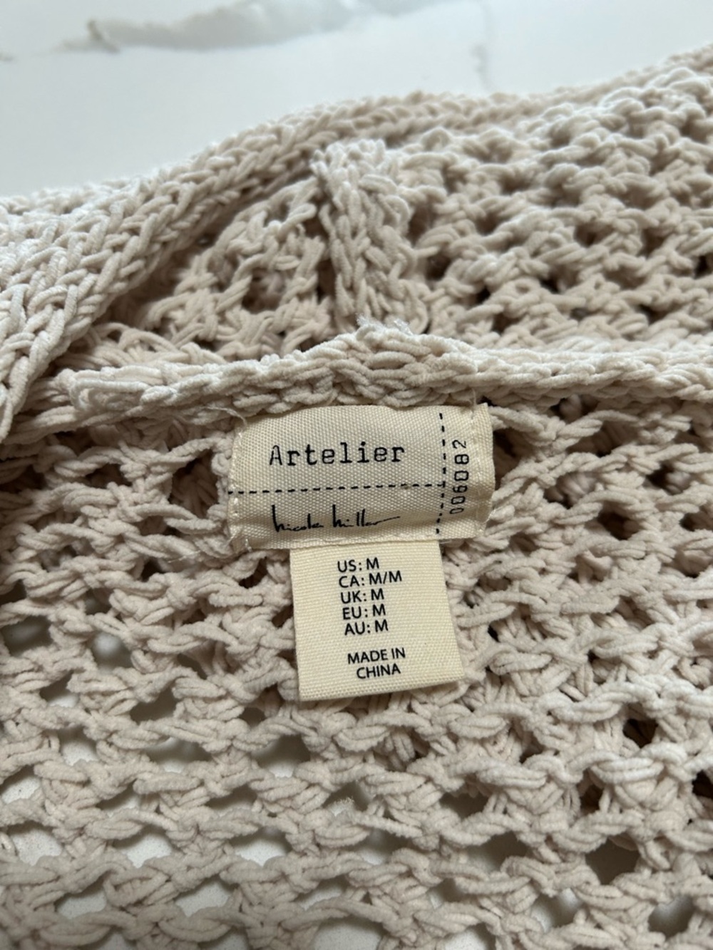 Nicole Miller Woven Hooded Beach Sweater - Picture 7 of 9